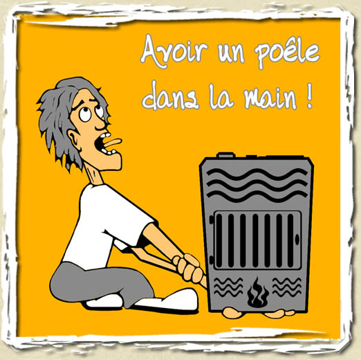 tee shirt Avoir un poêle dans la main !