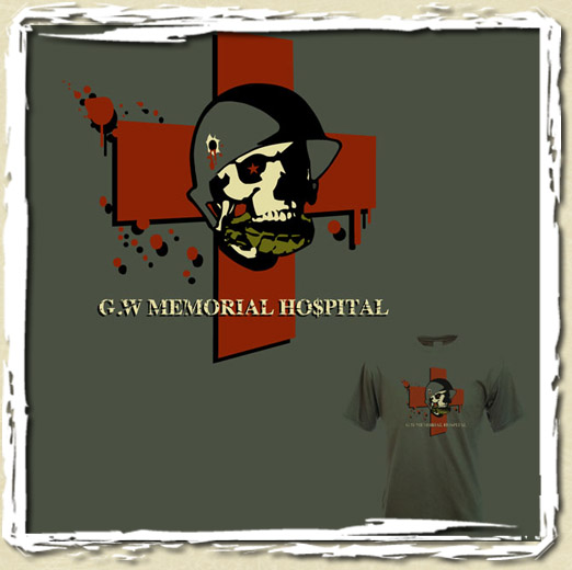 tee shirt GW hospital