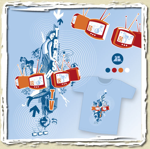 tee shirt Trash TV