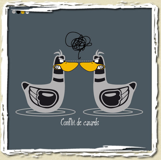 tee shirt CONFLIT DE CANARDS