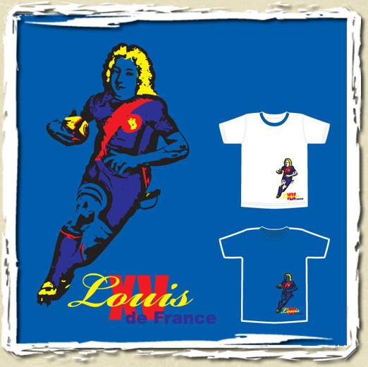 tee shirt Louis XV de France