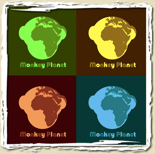 tee shirt Monkey Planet