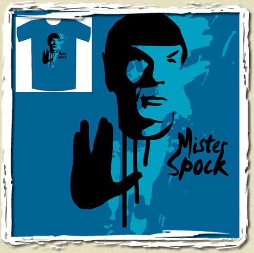 tee shirt Mister Spock