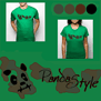 tee shirt Panda Style