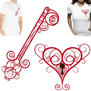 tee shirt La cl� de mon coeur