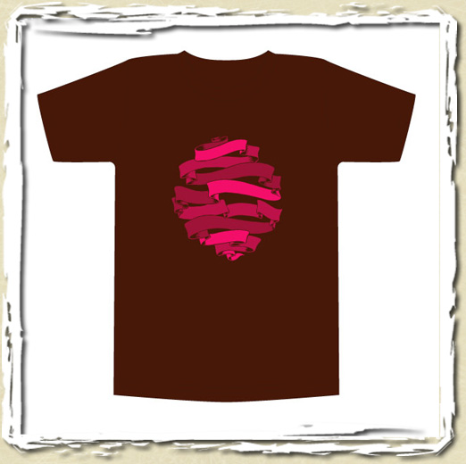 tee shirt Rubans