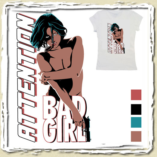 tee shirt Bad girl