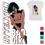 tee shirt Bad girl