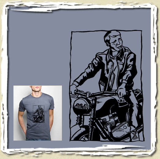 tee shirt Motorcycle Boy