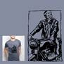 tee shirt Motorcycle Boy