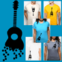 tee shirt Guitare
