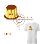 tee shirt Tir au flan