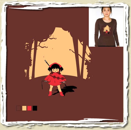 tee shirt Le nouveau petit chaperon rouge
