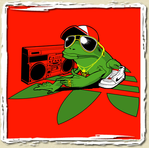 tee shirt Snoop froggy frog