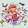 tee shirt Vamp little red