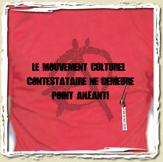 tee shirt Punx not dead
