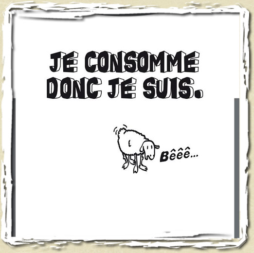 tee shirt Je consomme