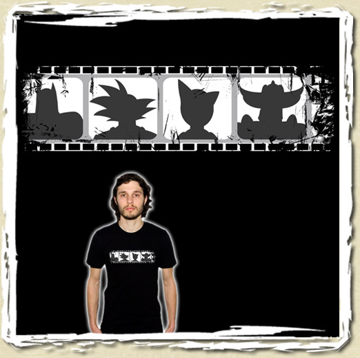 tee shirt N�gatif