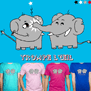 tee shirt Trompe l'oeil