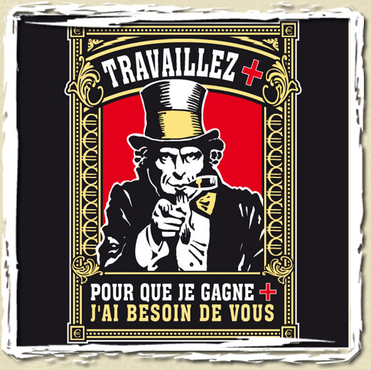 tee shirt Travaillez +