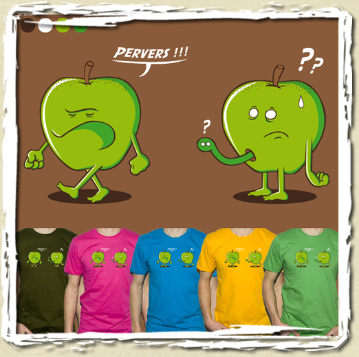 tee shirt Pommes