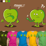 tee shirt Pommes