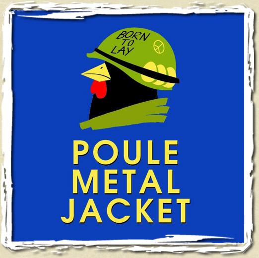 tee shirt Poule métal jacket