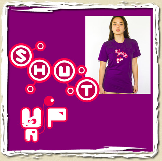 tee shirt Shut up