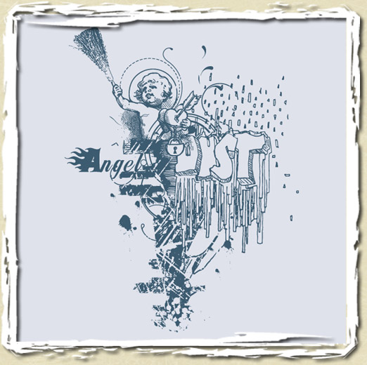 tee shirt Angel dust