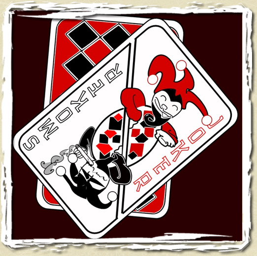 tee shirt JOKER vs SMOKER