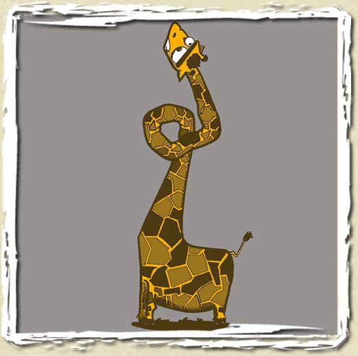 tee shirt Giraphe