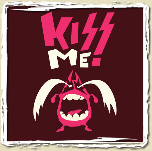 tee shirt Kiss me