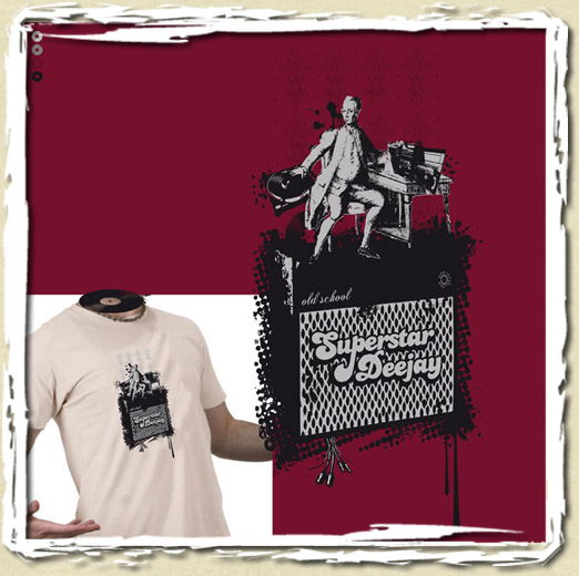 tee shirt Superstar deejay