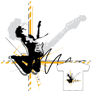 tee shirt Le guitariste
