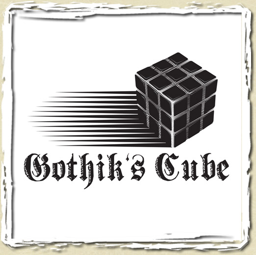 tee shirt Gothic's cube