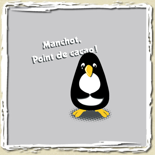 tee shirt Manchot!