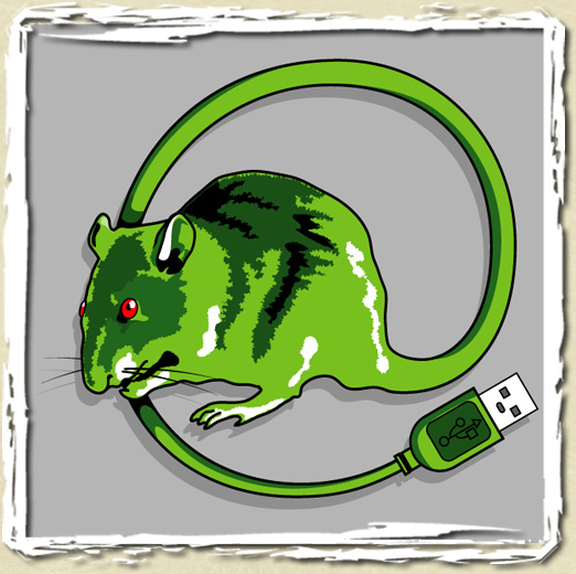 tee shirt Souris usb