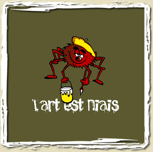 tee shirt L'art est niais
