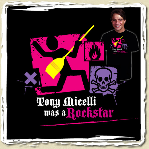 tee shirt Tony was a rockstar