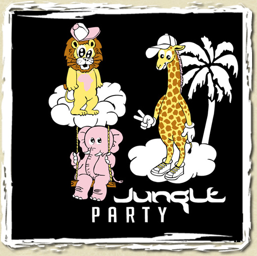 tee shirt Jungle party