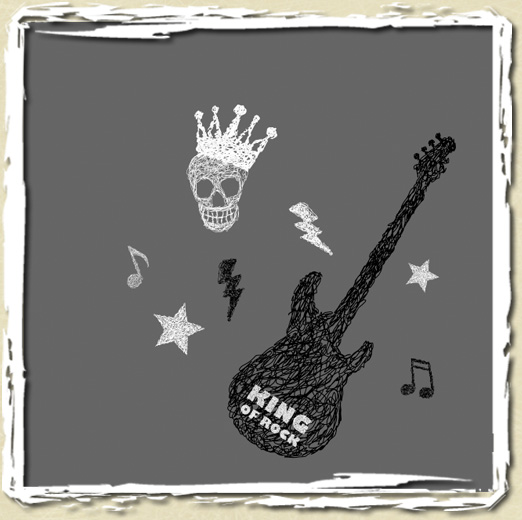 tee shirt King of rock