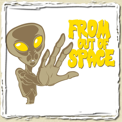 tee shirt From out of space
