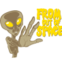tee shirt From out of space