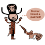tee shirt Never trust a parrot