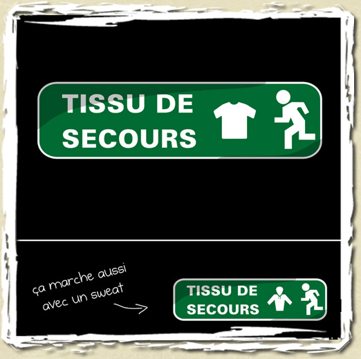 tee shirt "Tissu de Secours"