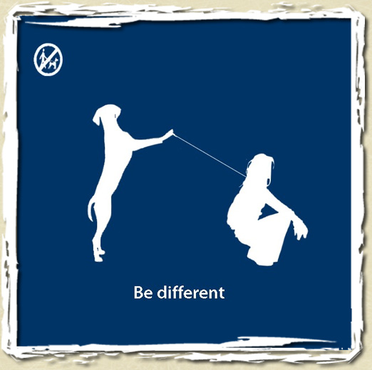 tee shirt Be different 2