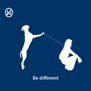 tee shirt Be different 2