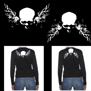 tee shirt Ange Noir