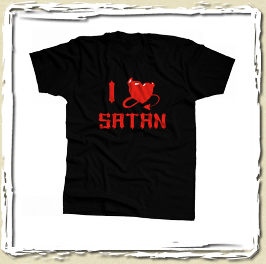tee shirt I      SATAN
