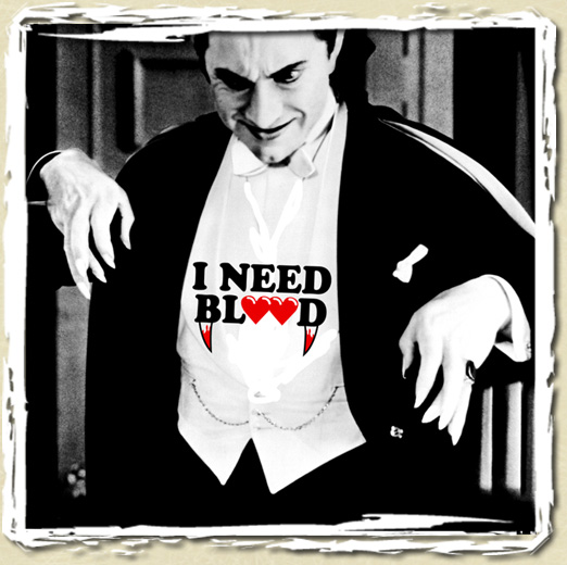 tee shirt Blood sucker